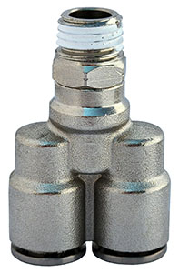 Y CONN (NKL-BRS) 1/2 PTC x 1/4 NPT (M)
